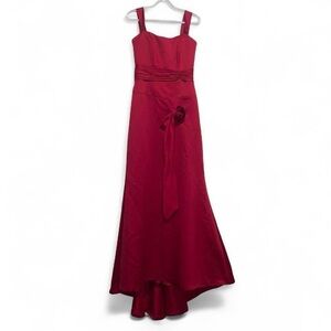 Saison Blanche Ruby Red silky maxi dress